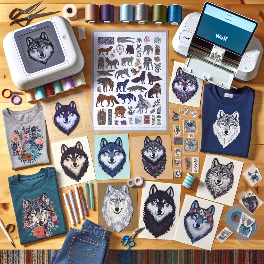 Image for: 10 Unique Cricut DIY Ideas for Wolf SVG Designs Cricut Crafting and DIY Project