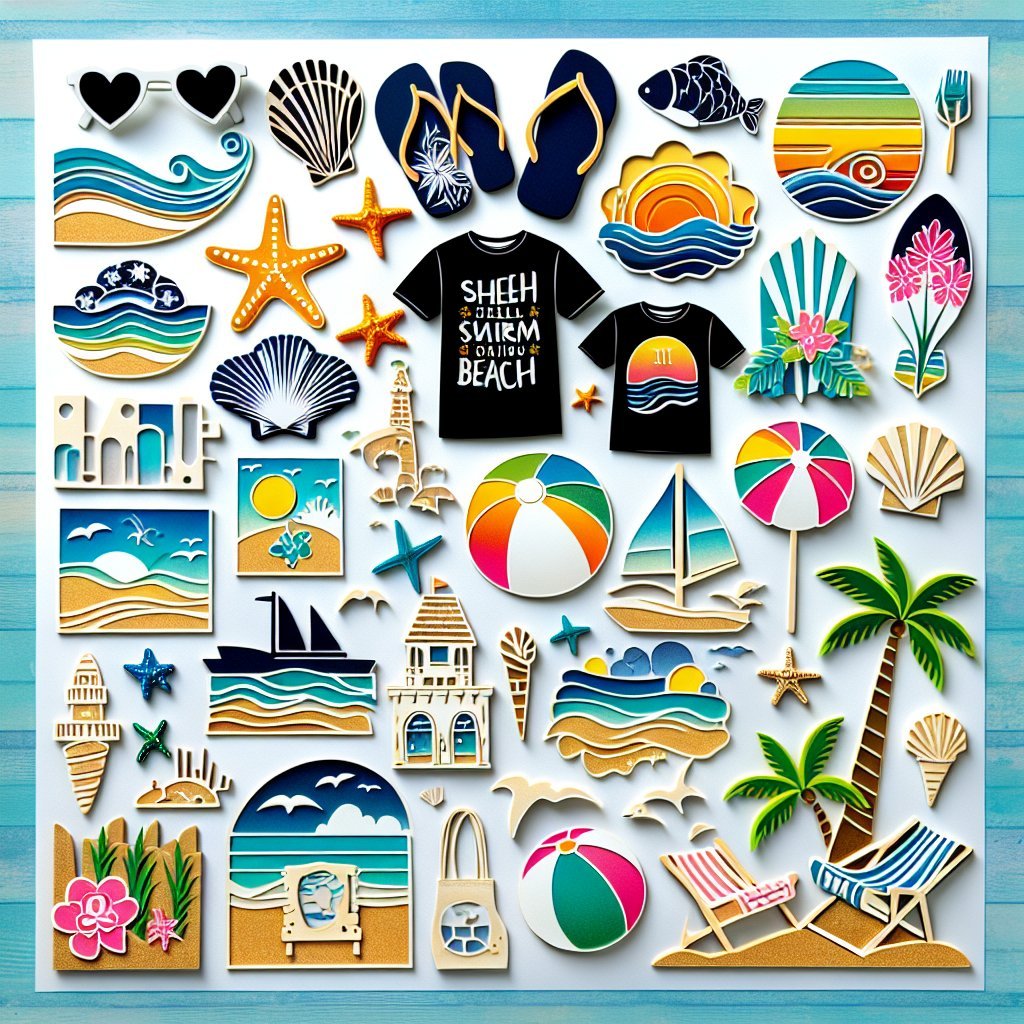 Image for: 11 Creative Cricut Beach SVG Design Ideas for Real-Life Uses Cricut Crafting an