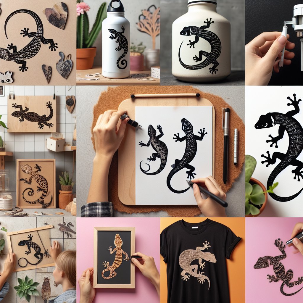Image for: 11 Creative Ideas for Cricut DIY Crafters Using Lizard SVG Designs Cricut Craft
