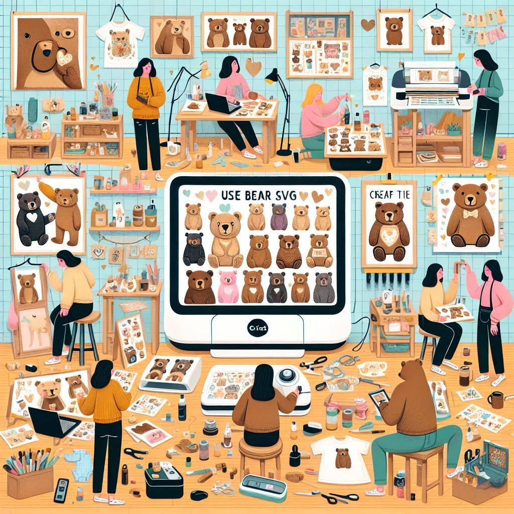 Image for: 13 Creative Uses for Cricut Bear SVG Designs for DIY Crafters Cricut Crafting a