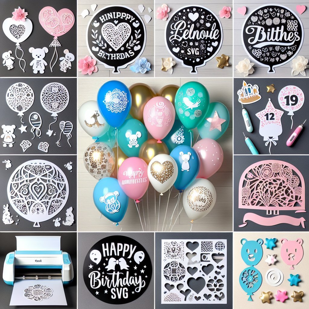 Image for: 13 Innovative Cricut Balloon SVG Design Ideas for Real-Life Crafting Cricut Cra