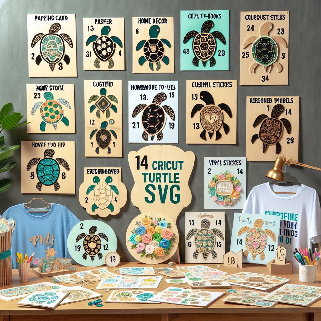 Image for: 14 Unique Ways to Use Cricut Turtle SVG Designs in Your Crafting Projects Cricu