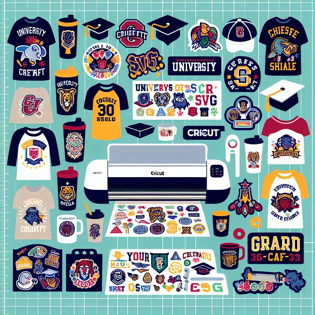 Image for: 14 Unique Cricut DIY Ideas Using University SVG Designs Cricut Crafting and DIY