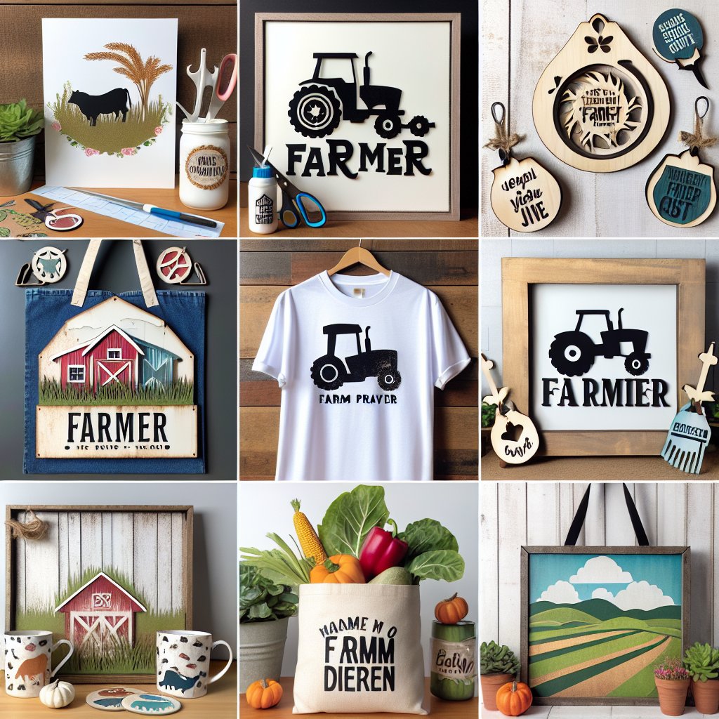 Image for: 7 Creative Cricut DIY Projects Using Farmer SVG Designs Cricut Crafting and DIY