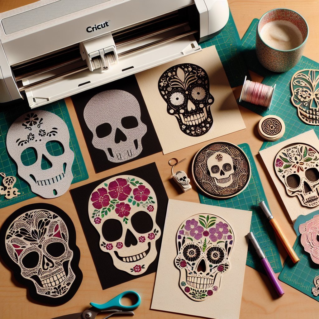 Image for: 7 Real-Life DIY Ideas for Cricut Skull SVG Designs Cricut Crafting and DIY Proj