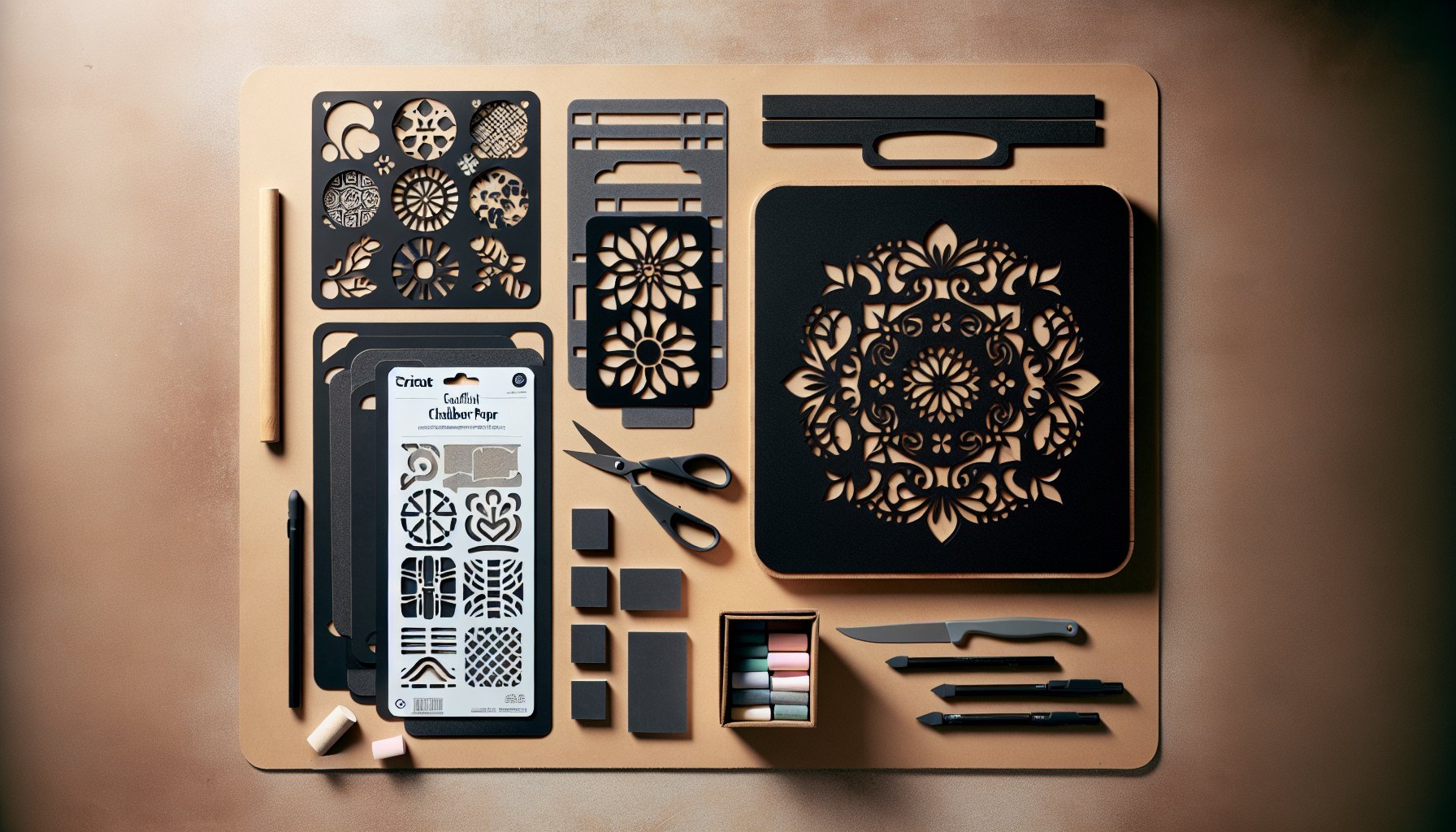 Image for: Crafting Essentials: Chalkboard Paper Material Cricut Crafting and DIY Projects