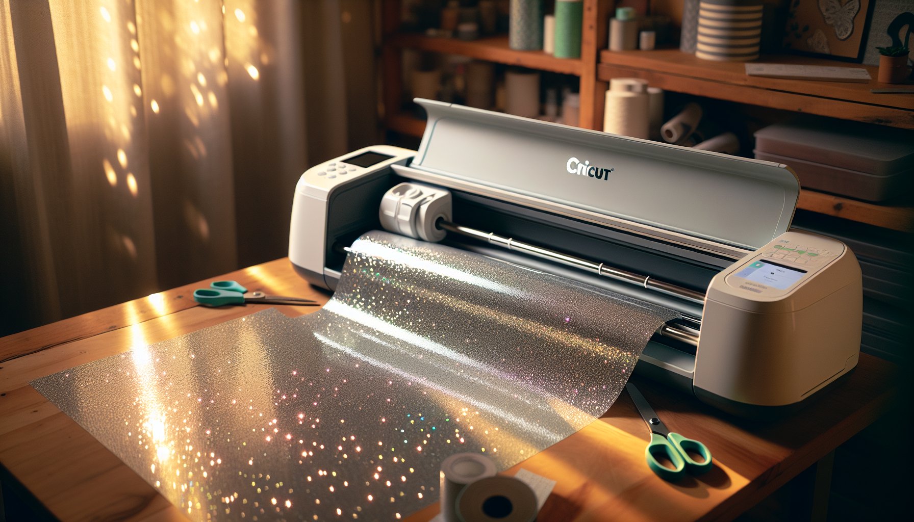 Image for: Using Cricut Reflective Glitter Heat Transfer Reflective Fabric Material Cricut