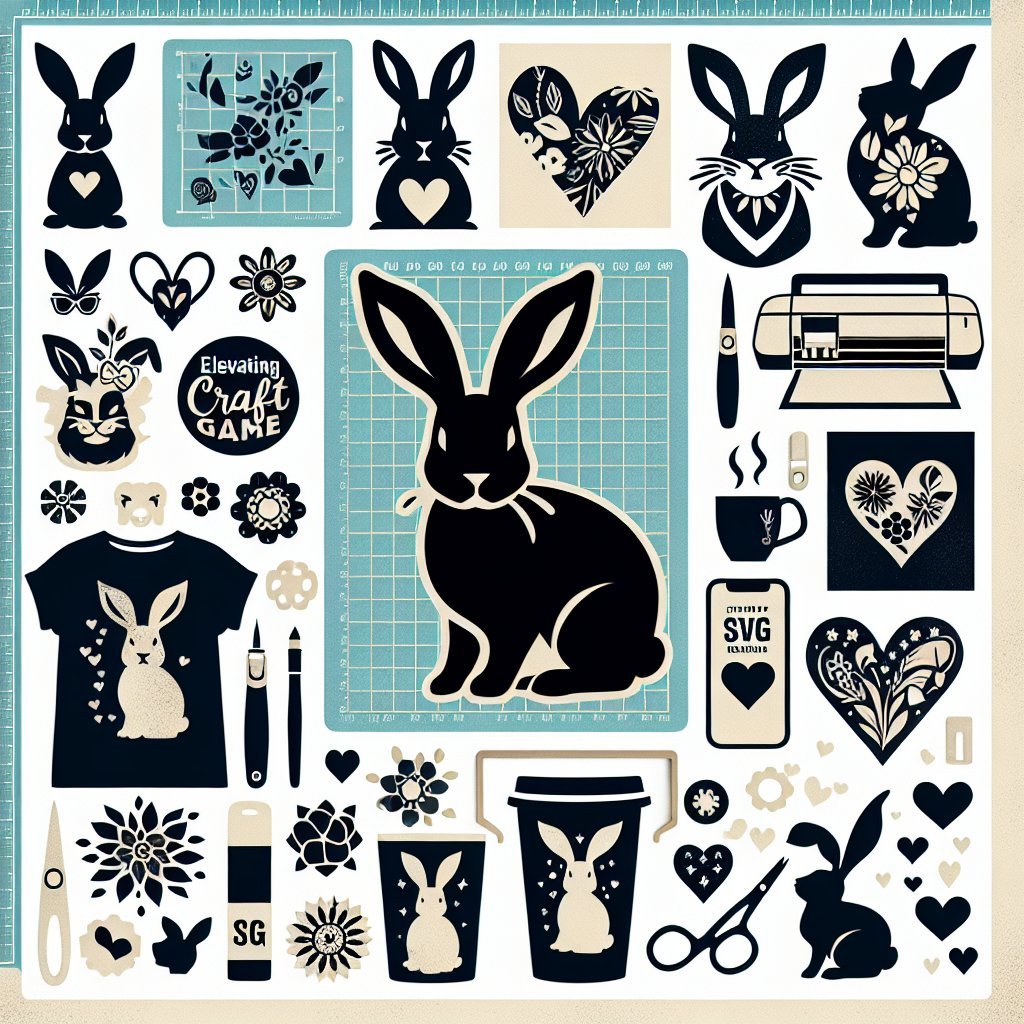 Image for: Elevate Your Craft Game: 11 Real-Life Uses for Cricut Rabbit SVG Designs Cricut