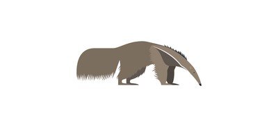 Image for Giant Anteater Animal Wildlife Cricut SVG Design