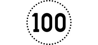 Image for 100 Hundred Number Cricut SVG Design