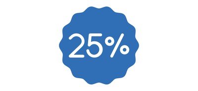 Image for Percent Discount Percentage Cricut SVG Design