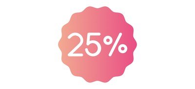 Image for Percent Discount Percentage Cricut SVG Design