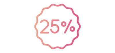 Image for Percent Discount Percentage Cricut SVG Design