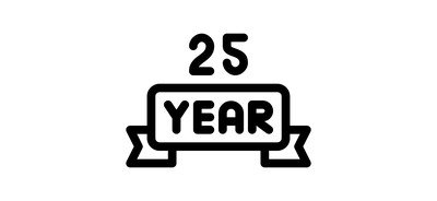 Image for Free 25 years  Cricut SVG Design