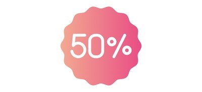 Image for Percent Discount Percentage Cricut SVG Design