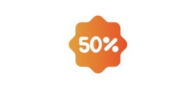 Image for 50 Percent 50 Discount Cricut SVG Design