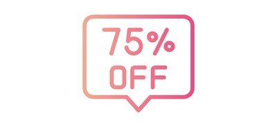 Image for Percent Percentage Discount Cricut SVG Design