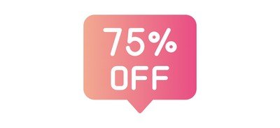 Image for Percent Percentage Discount Cricut SVG Design