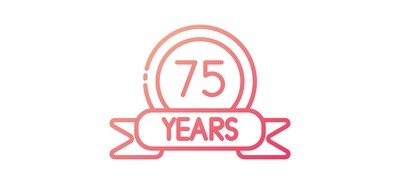 Image for 75 Anniversary  Cricut SVG Design