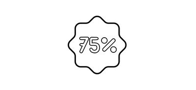 Image for 75 Percent 75 Sale Cricut SVG Design