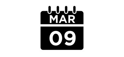 Image for 9 March March March Date Cricut SVG Design