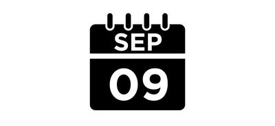 Image for 9 September September September Date Cricut SVG Design