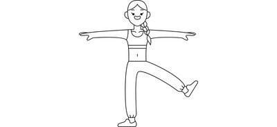 Image for Acrobat Gymnast Circus Cricut SVG Design