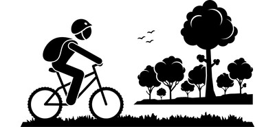 Image for Adventure Backpacking Bicycle Cricut SVG Design