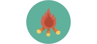 Image for Adventure Campfire Fire Cricut SVG Design