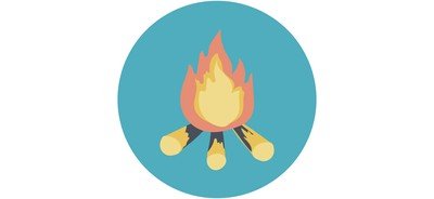 Image for Adventure Campfire Fire Cricut SVG Design