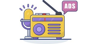 Image for Advertisement Advertise Radio Cricut SVG Design