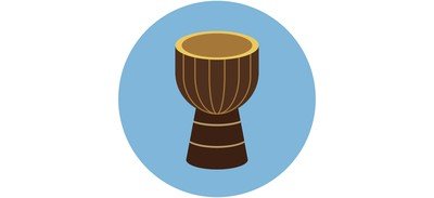 Image for African Drum Music Cricut SVG Design