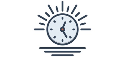 Image for Afternoon Time Clock Cricut SVG Design