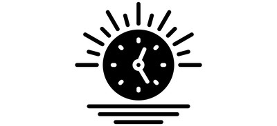 Image for Afternoon Time Clock Cricut SVG Design