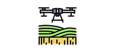 Image for Agricultural Drone Commercial Cricut SVG Design