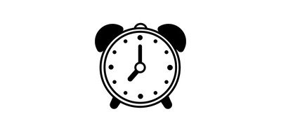 Image for Free Time Alarm Clock Cricut SVG Design