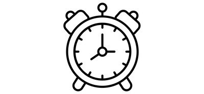 Image for Minute Alarm Clock Cricut SVG Design