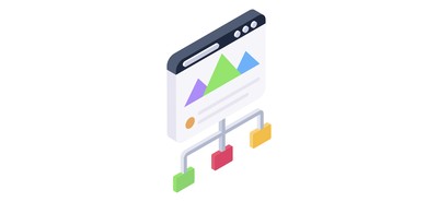 Image for Algorithm Data Flow Sitemap Cricut SVG Design