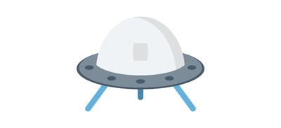 Image for Alien Ship Flying Cricut SVG Design