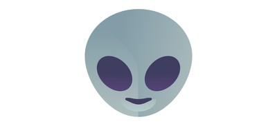 Image for Alien Emoji Smiley Cricut SVG Design