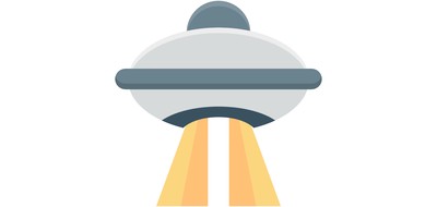 Image for Alien Ship Flying Cricut SVG Design