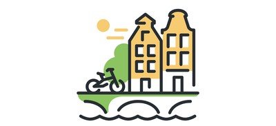 Image for Amsterdam Houses Nethelands Cricut SVG Design