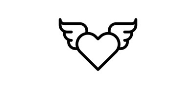 Image for Angel Love Heart Cricut SVG Design