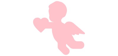 Image for Angel Love Cupid Cricut SVG Design