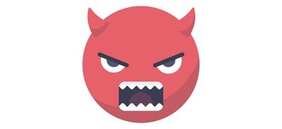 Image for Free Angry Devil Evil Cricut SVG Design