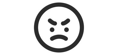 Image for Angry Mad Smiley Cricut SVG Design