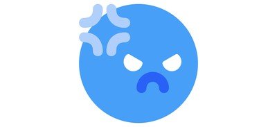 Image for Angry Angry Face Emoticon Cricut SVG Design