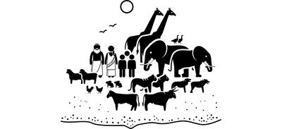 Image for Animals Ark Human Cricut SVG Design