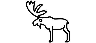 Image for Animals Bull Moose Elk Cricut SVG Design