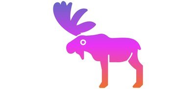 Image for Animals Bull Moose Elk Cricut SVG Design
